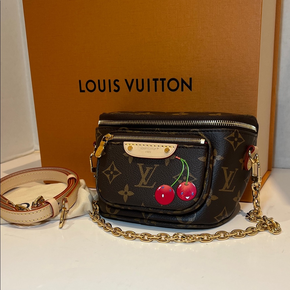 Louis Vuitton LIMITED EDITION Murakami NEW Cherry Cerise Bumbag Mini RARE